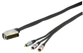 [144084] Scart - 3xphono compnent RGB, 5meter