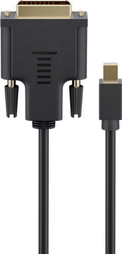 [144159] Mini DisplayPort/DVI-D adapter cable 1.2 Mini DisplayPort male > DVI-D male Dual-Link (24+1 pin)