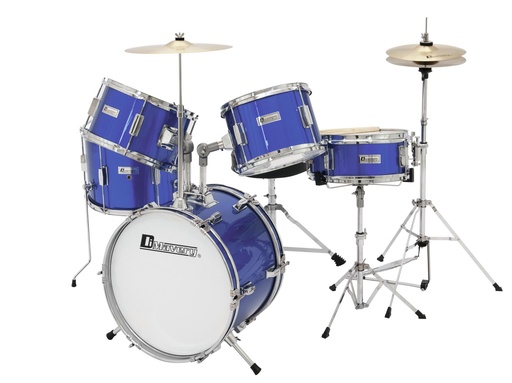 [144235] JDS-305 Kids Drum Set, blue - DiMavery