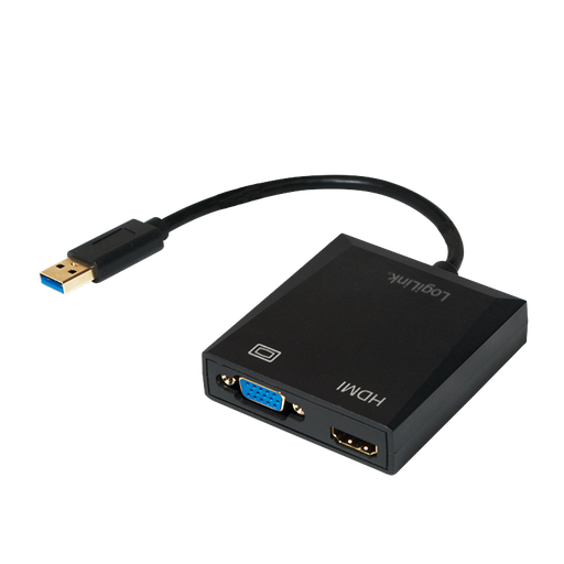 [144578] LogiLink® Adapter USB 3.0 to VGA / HDMI