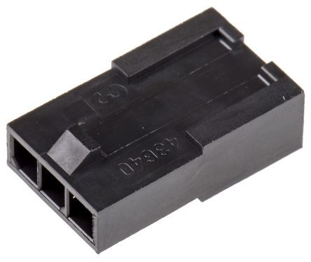 [144649] Male contact housing single row 3P