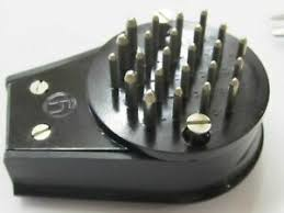 [144682] Hirschmann 24-polet stik SORT male