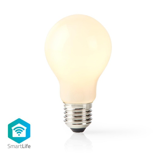 [144709] Wi-Fi Smart LED-pære | E27 | A60 | 5 W | 500 lm | Hvid