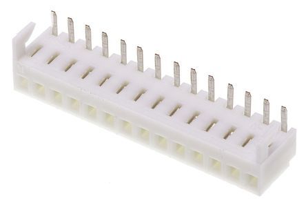 [144766] Vinkel Printkortfatning med 1 Række, 2.54mm Afstand, 20-Polet, 2,5A 250 V