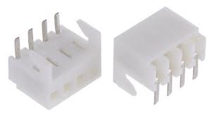 [144768] Vinkel Printkortfatning med 1 Række, 2.54mm Afstand, 4-Polet, 2,5A 250 V