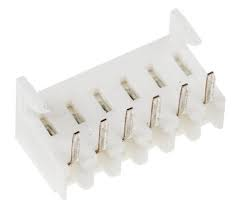 [144769] Vinkel Printkortfatning med 1 Række, 2.54mm Afstand, 6-Polet, 2,5A 250 V