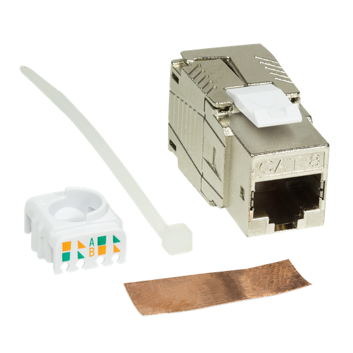 [144860] Cat 8.1 keystone jack RJ45, GHMT verified
