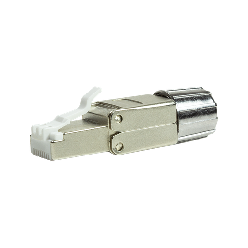 [145005] Værktøjsfrit Cat6A+Cat8+ STP RJ45 netværkskonnektor