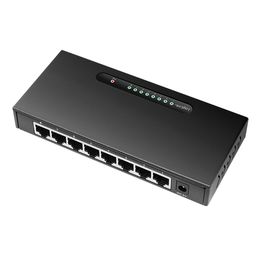[145099] 8-Port 10/100/1000 desktop switch, metalhus