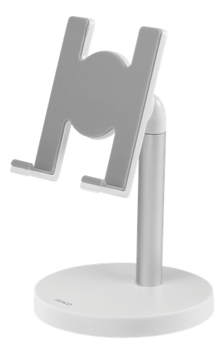 [145167] Skrivebordsstativ til telefon og tablet, hvid