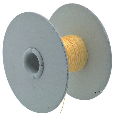 [145174] Wirewrap tråd, 0,08# AWG28 GUL, 1 meter