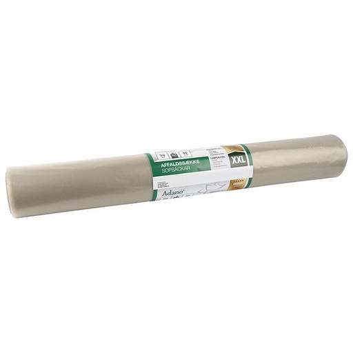 [145272] Affaldssæk XXL 240 liter 70 my Rulle med 10 stk