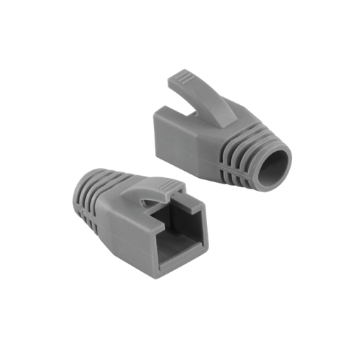 [145496] RJ45 hætte 8.0 mm for Cat.6/7/7A , Grå