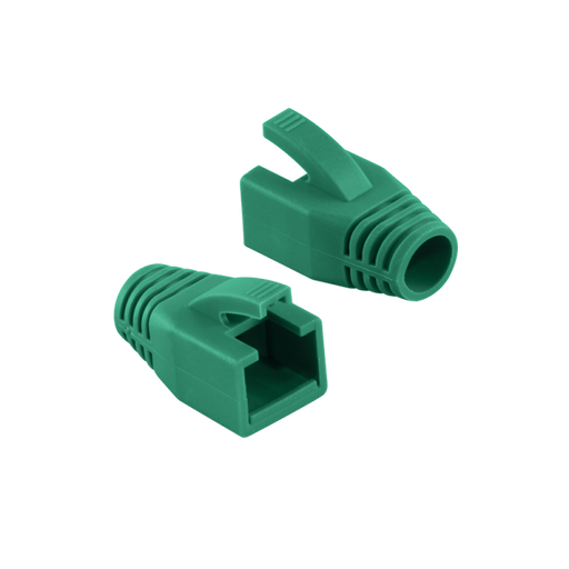 [145497] RJ45 hætte 8.0 mm for Cat.6/7/7A , Grøn
