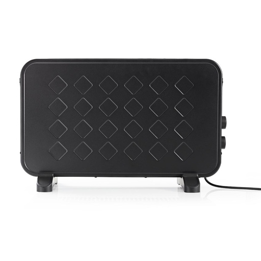 [145831] Konvektionsradiator | Termostat | Blæserfunktion | 2 indstillinger | 2000 W | Sort