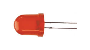 [145836] LED Diffuse Red 450mcd 40deg; 10mm
