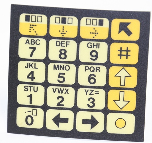 [146038] Keypad 25 taster (10 ben) Folietastatur