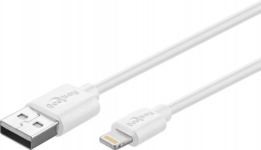 [141225] iPhone / iPad / iPod Lightning USB kabel Hvid - 1 meter