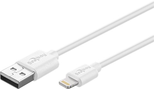 [141226] iPhone / iPad / iPod Lightning USB kabel Hvid - 2 meter