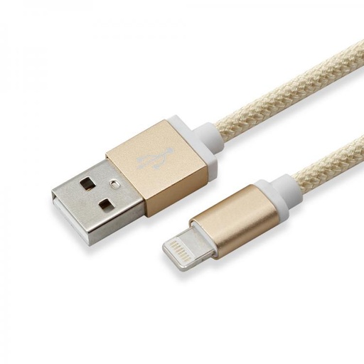 [141360] Iphone Lightning kabel, 1,5m, guld