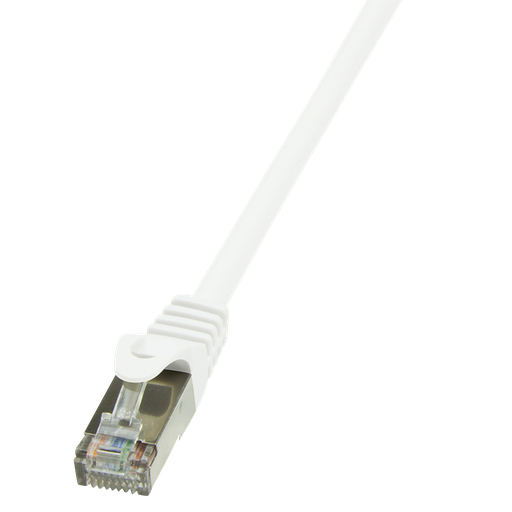 [135862] Patch Cable Cat.6 F/UTP EconLine white 1,00m 