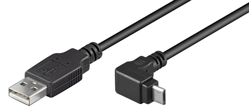 [135873] USB 2.0 Hi-Speed USB-A <-> USB-B-Micro vinklet, 1,8m