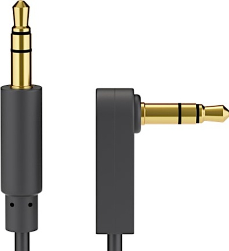 [135993] Minijack 3.5mm stereo kabel, 90°, 1,5m