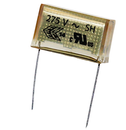 [136011] X2 capacitor 100nF 275VAC RM 20,3mm