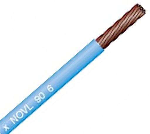 [136427] Installationskabel NOVL90 1x6# BLÅ