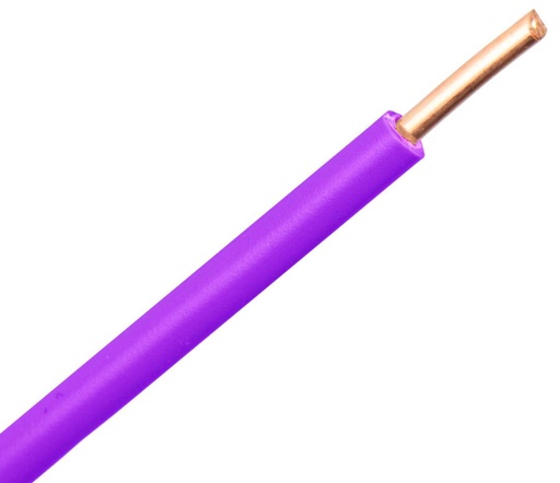 [136578] Wire H07V-U 1,5mm², Solid (Hård), violet