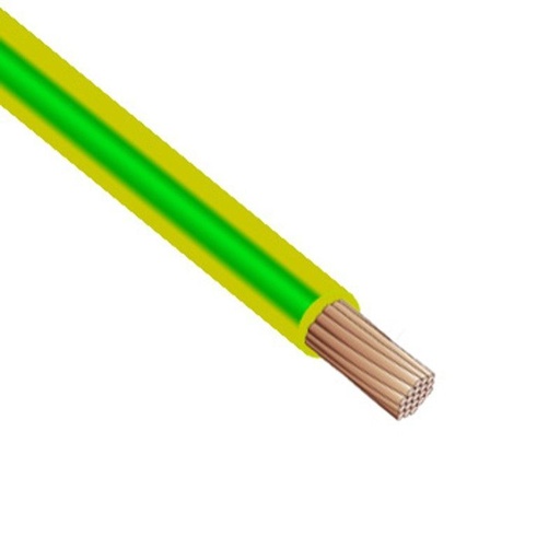 [136588] PVC-ledning H07V-K 25mm² Gul/Grøn