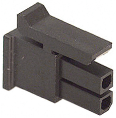 [136612] Fatningshus dobbeltrækket 2x1P, Micro-Fit