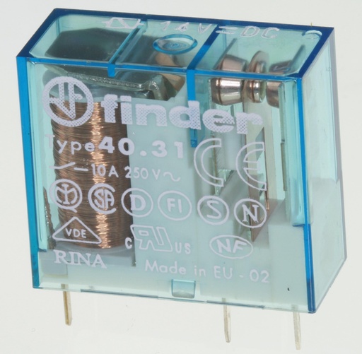 [136654] PrintRelæ 12-14VDC/500mW/220R/1xSkifte