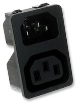 [134148] SCHURTER INLET/OUTLET, IEC, F/C14, 0712, 10A