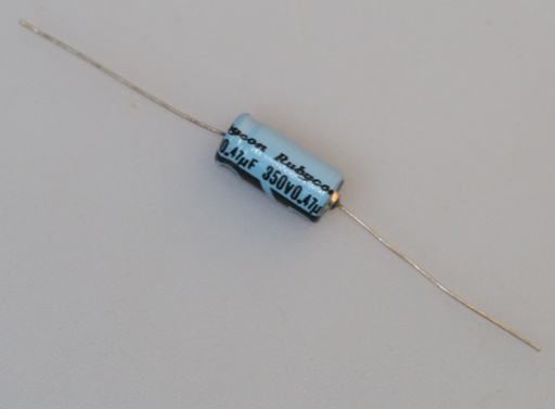 [134186] El-Capacitor 0,47µF/350V-8x17mm