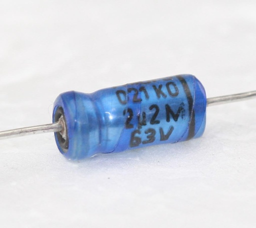 [134298] El-Capacitor 2,2µF/63V-4,5x10mm