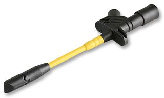 [134308] Sikkerhedstestklemme ø 4 mm Sort 1000 V, 10 A, CAT III