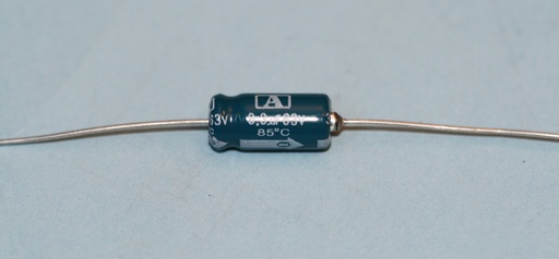 [134357] El-Capacitor 3,3µF/63V-6,3x12,5mm
