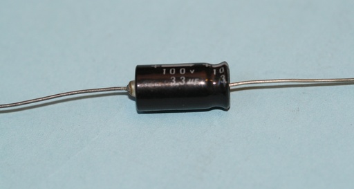 [134358] El-Capacitor 3,3µF/100V-8x16mm