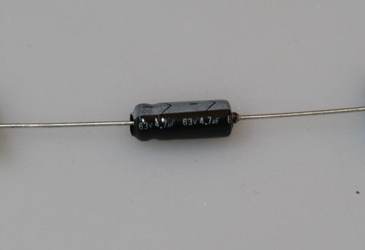 [134371] El-Capacitor 4,7µF/63V-6,3X12,5mm