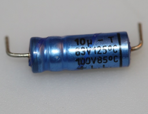 [134517] El-Capacitor 10µF/63V-6,5x18mm