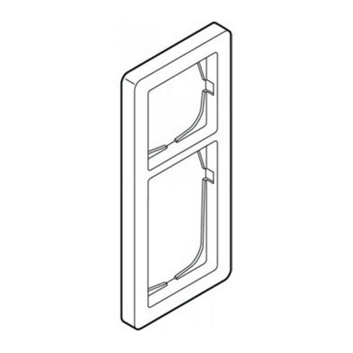 [134923] LK Fuga Ramme 63 2,5 modul HVID