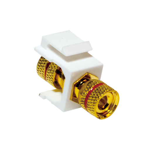 [134930] Keystone In-Line Coupler Binding Post > Threaded Bushing - red