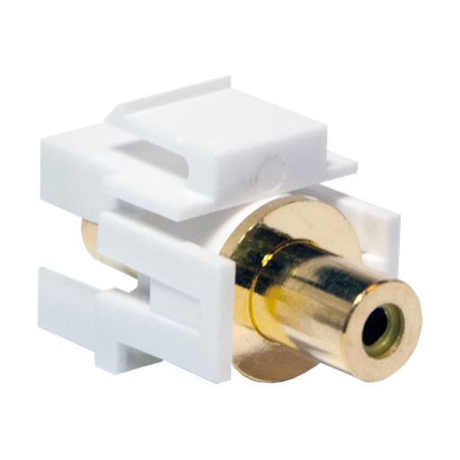 [134934] Keystone In-Line Coupler RCA female > RCA female - yellow