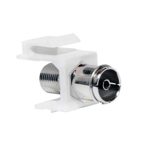 [134937] Keystone In-Line Coupler IEC female > F-Type female