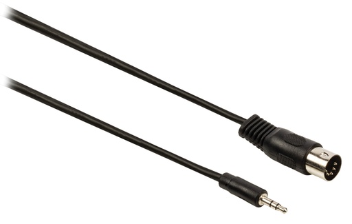 [135140] Minijack 3,5mm til DINstik 5p 1 meter