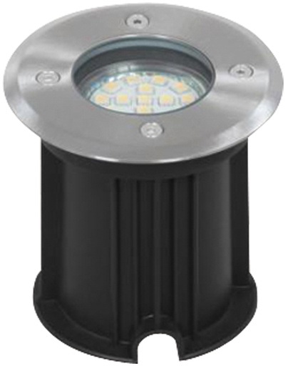 [135142] LED GROUND SPOT BRUSHED PLASTIC GLASS