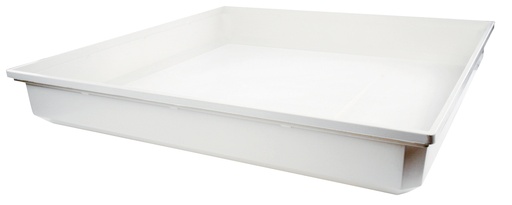 [135145] Drypbakke 70 x 70 x 10 cm HVID