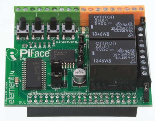 [135360] PIFACE I/O EXPANSION BOARD FOR RASPBERRY PI B+