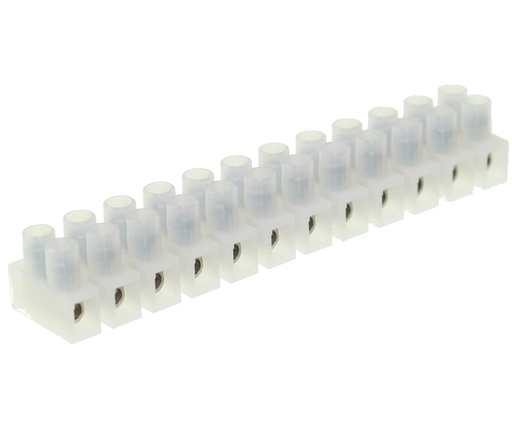 [135375] Klemrække 12-pol 2.5mm² med trådbeskyttelse